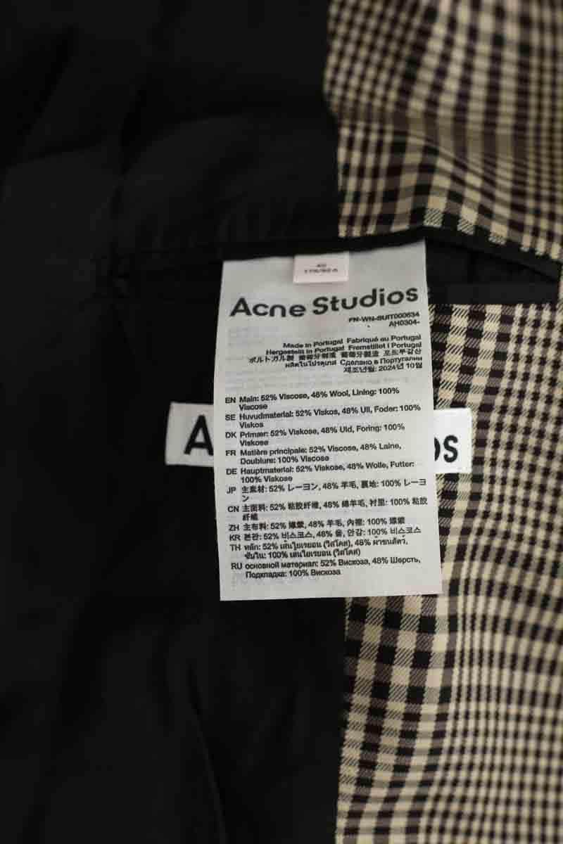 Blazer Acne Studios Noir en Viscose