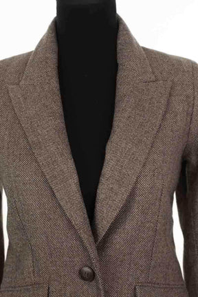 Blazer Agnès B. Marron en Laine