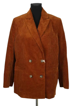 Blazer APC Marron en Coton, taille L - Seconde Main