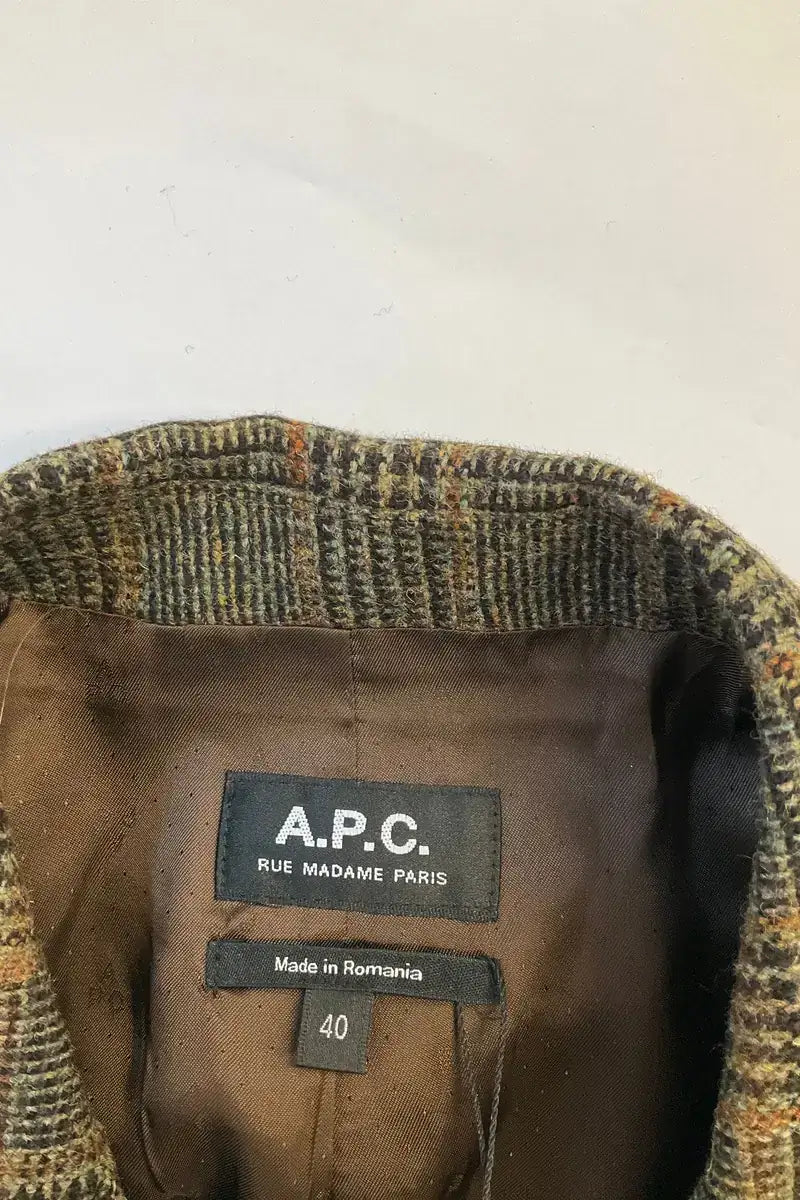 Blazer APC Marron en Laine