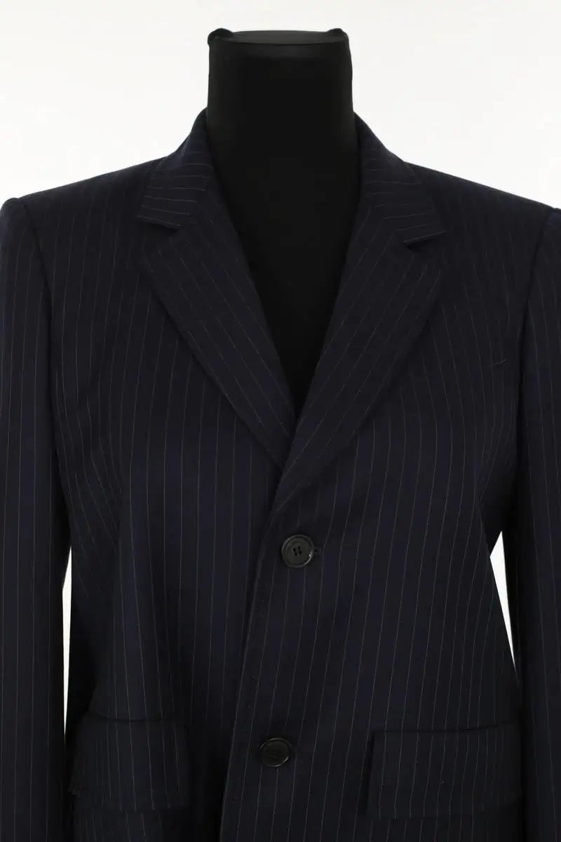 Blazer Balenciaga Bleu en Laine