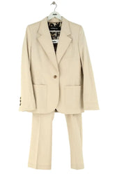 Blazer Barbara Bui Beige en Coton, taille M - Seconde Main