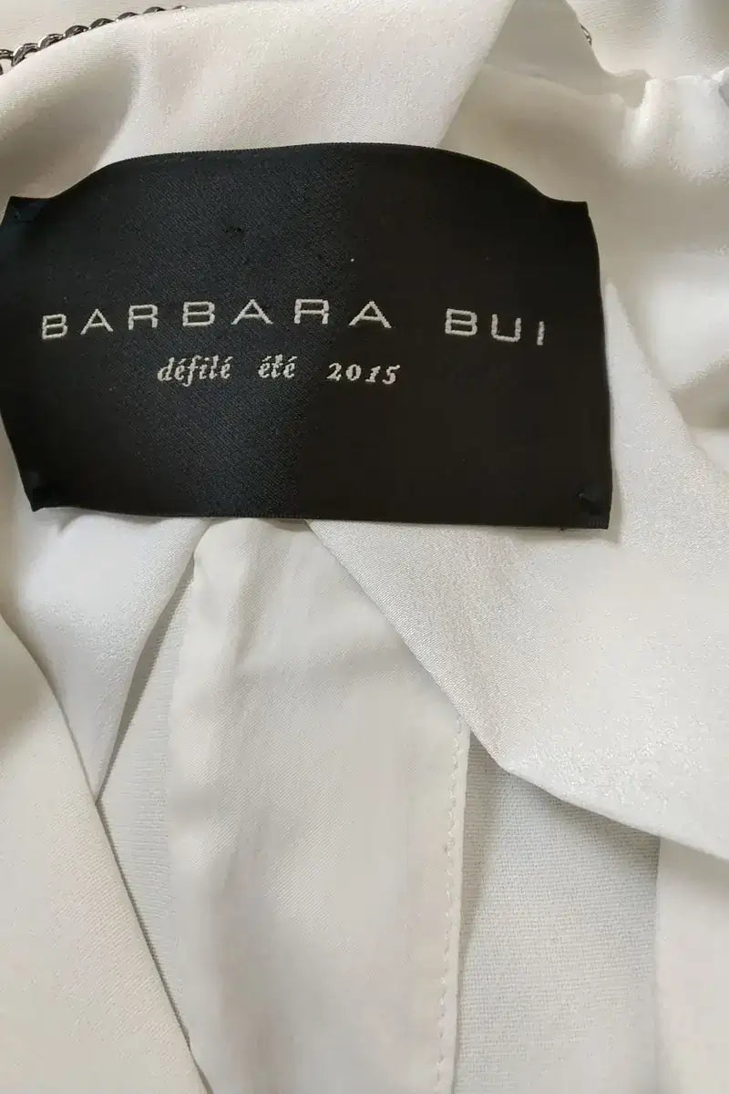 Blazer Barbara Bui Blanc en Synthétique