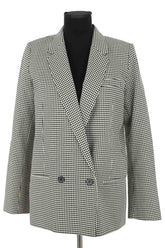 Blazer Barbara Bui Noir en Coton, taille L - Seconde Main