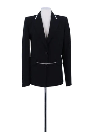 Blazer Barbara Bui Noir en Synthétique, taille M - Seconde Main