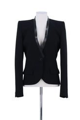 Blazer Barbara Bui Noir en Synthétique, taille M - Seconde Main