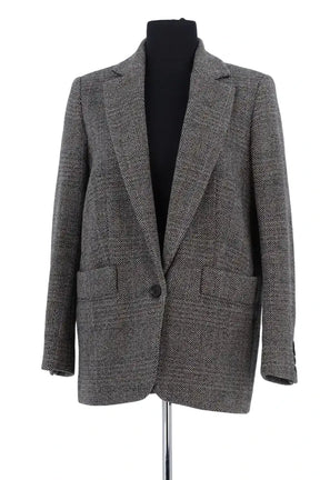Blazer Ba&Sh Anthracite en Laine, taille S - Seconde Main