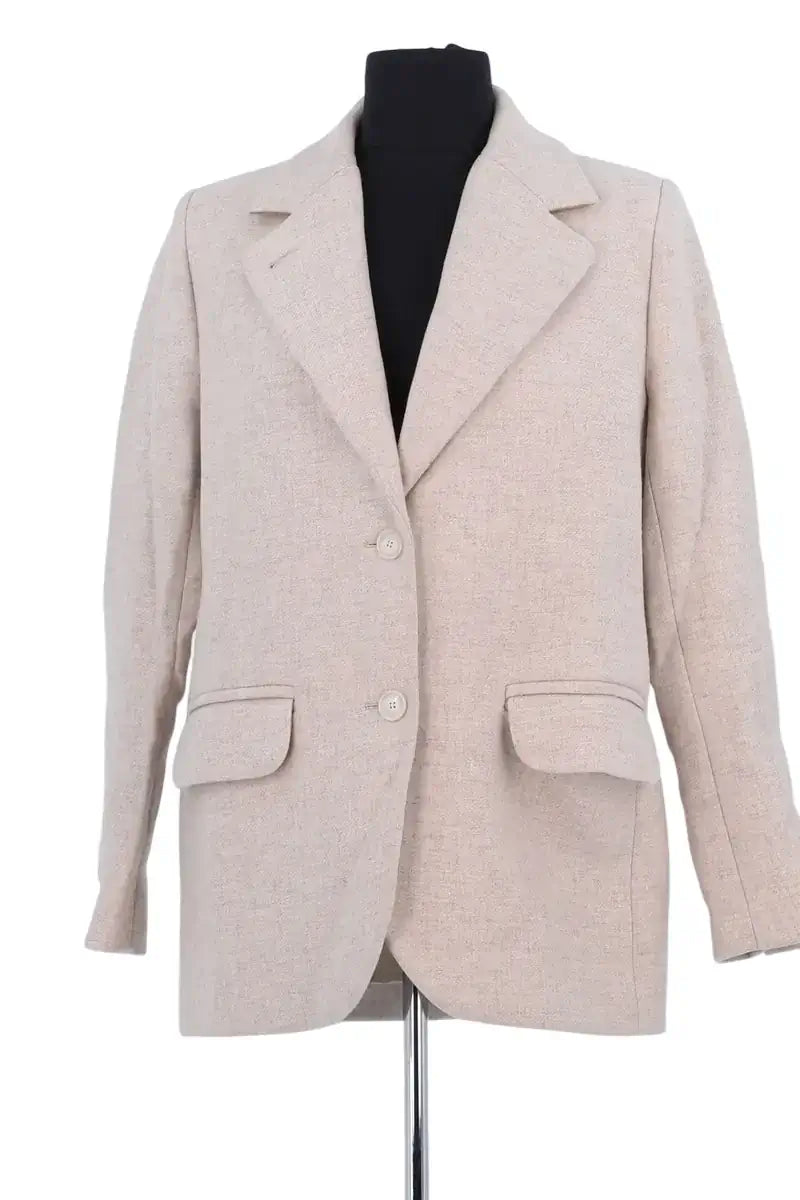 Blazer Ba&Sh Beige en Laine, taille XS - Seconde Main