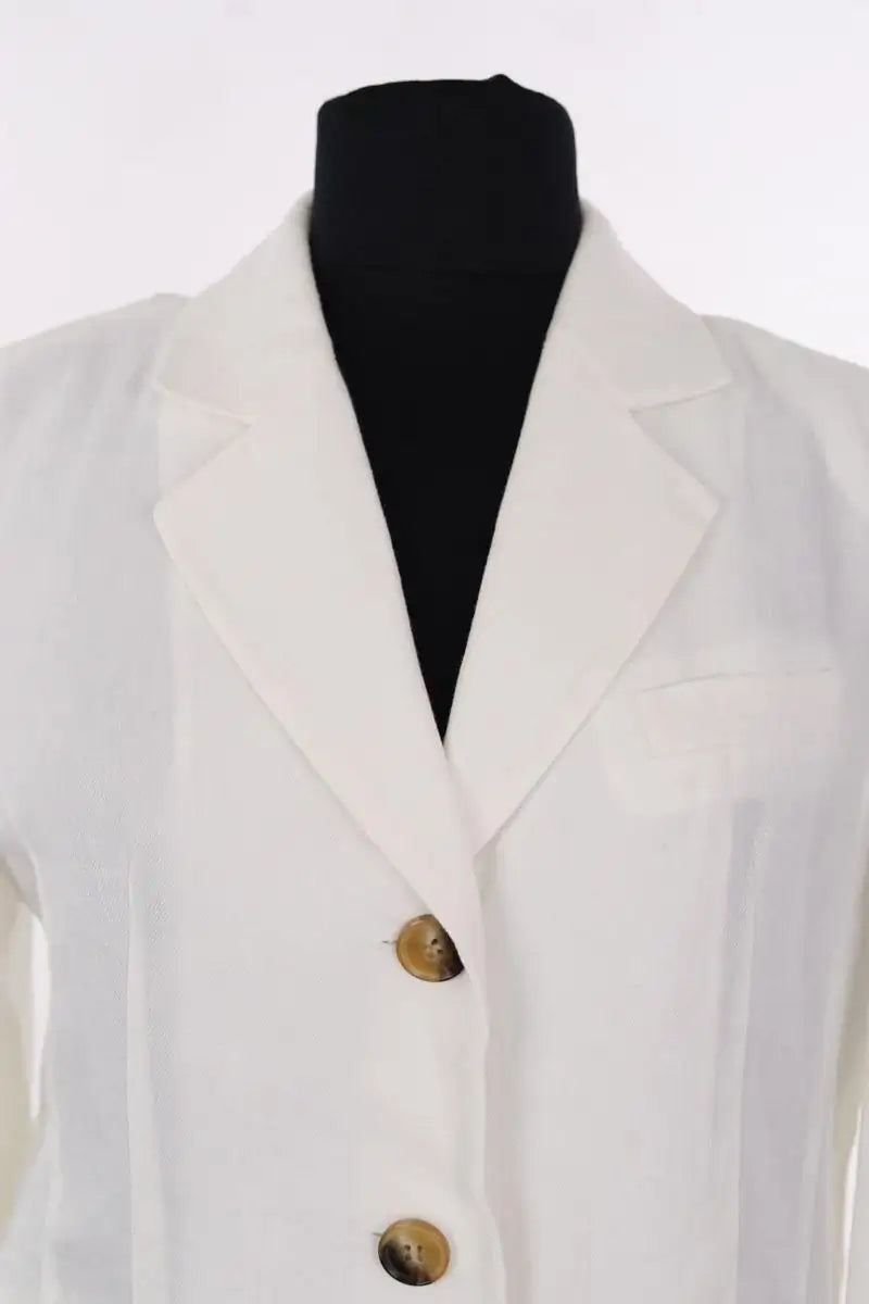 Blazer Ba&Sh Blanc en Lin