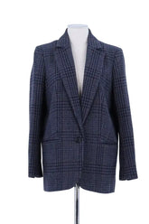 Blazer Ba&Sh Bleu en Laine, taille S - Seconde Main