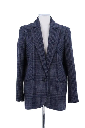 Blazer Ba&Sh Bleu en Laine, taille S - Seconde Main