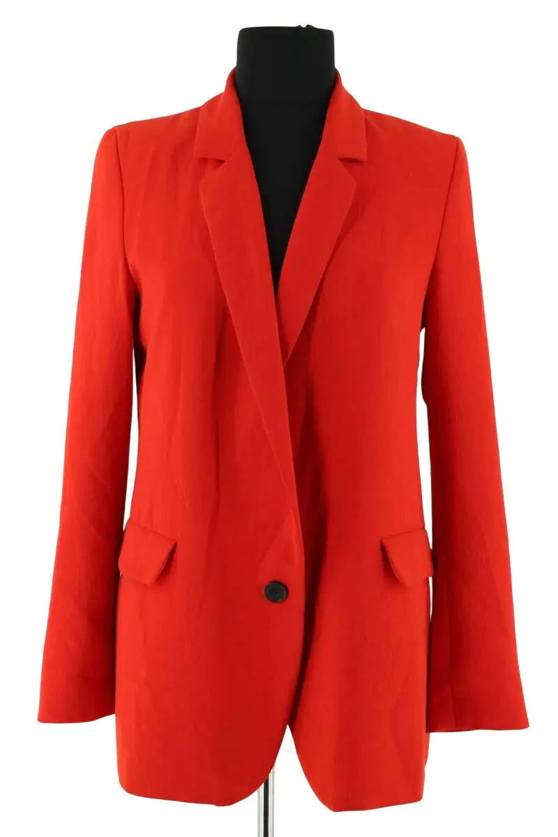 Blazer Ba&Sh Rouge en Synthétique, taille S - Seconde Main