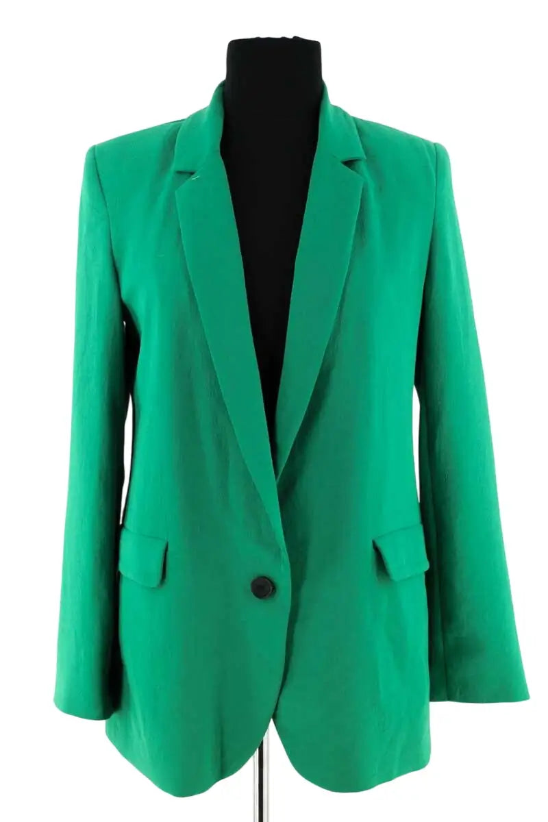 Blazer Ba&Sh Vert en Synthétique, taille S - Seconde Main