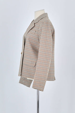 Blazer Bonpoint Beige en Coton