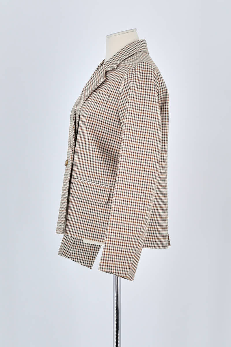 Blazer Bonpoint Beige en Coton