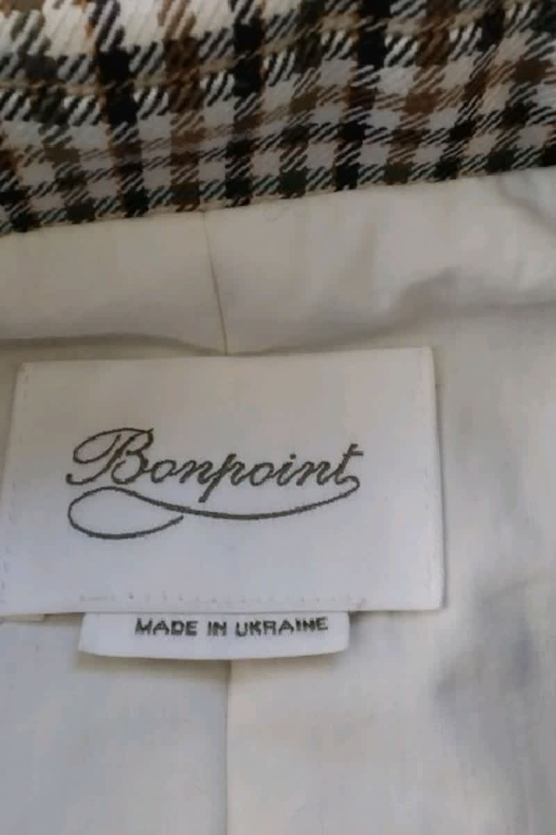 Blazer Bonpoint Beige en Coton