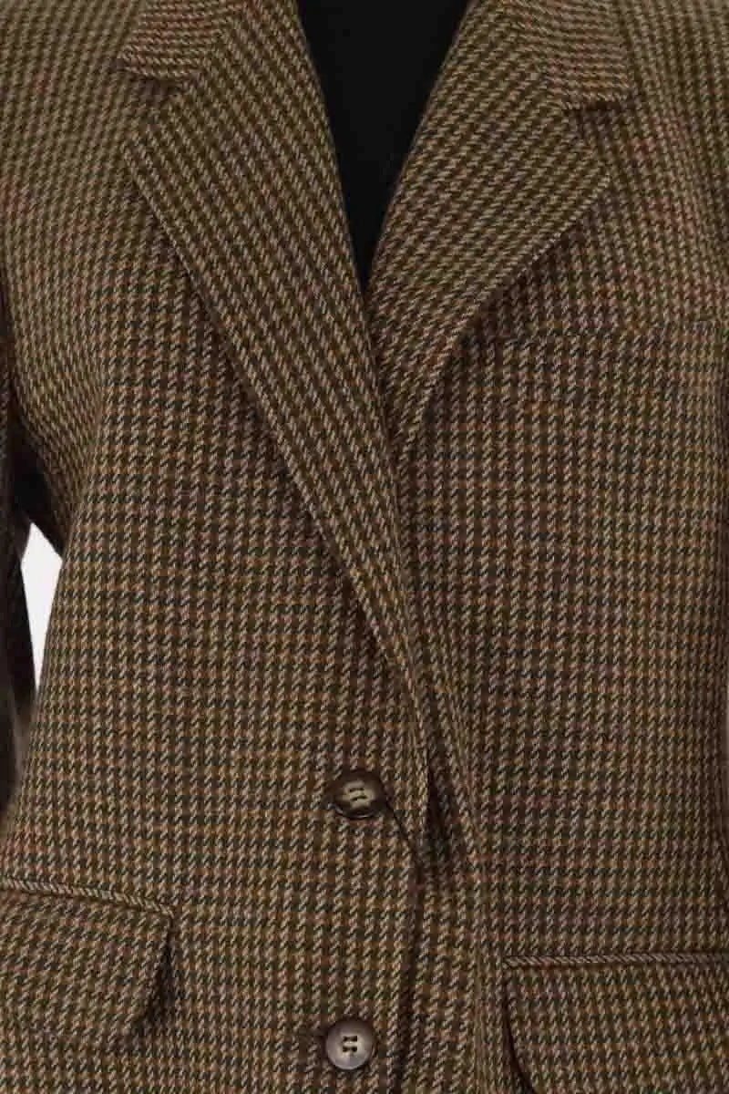 Blazer Burberry Marron en Laine