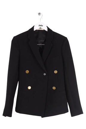 Blazer Celine Noir en Laine, taille S - Seconde Main