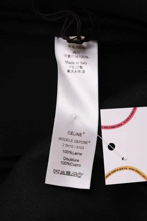 Blazer Celine Noir en Laine