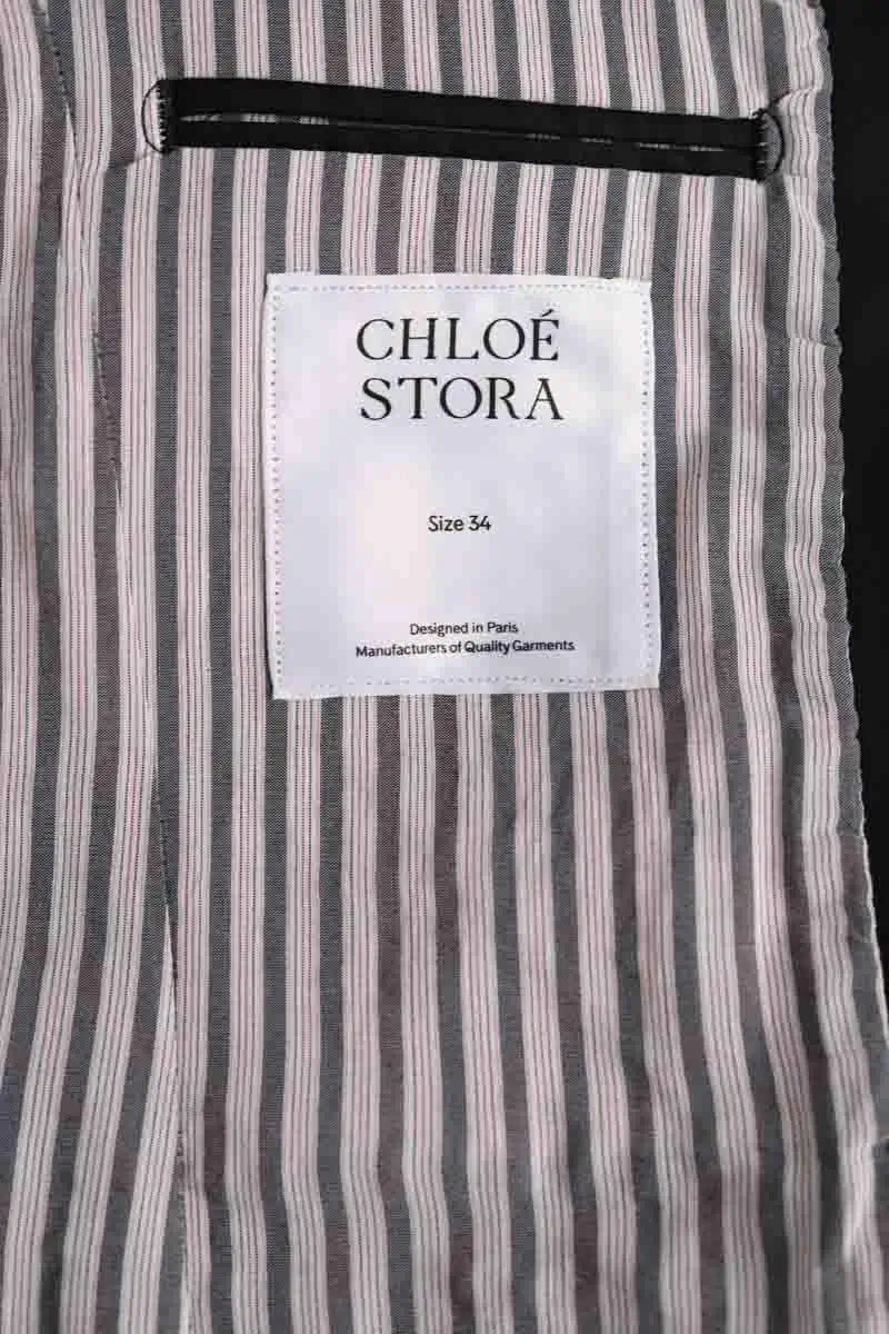 Blazer Chloé Stora Noir en Lin