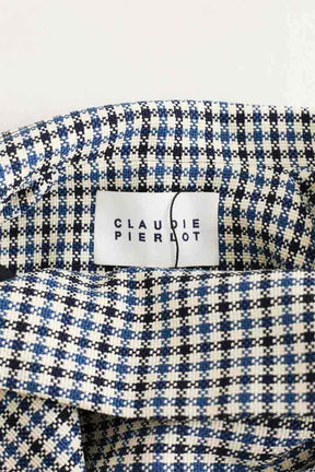 Blazer Claudie Pierlot Bleu en Coton