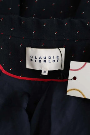 Blazer Claudie Pierlot Bleu en Polyester