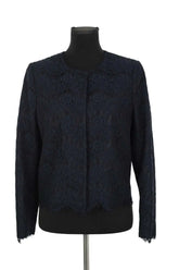 Blazer Claudie Pierlot Marine en Coton, taille M - Seconde Main