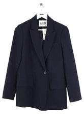 Blazer Claudie Pierlot Marine en Polyester, taille S - Seconde Main