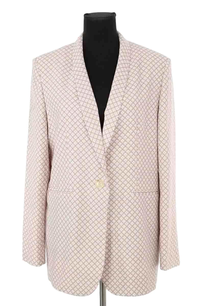 Blazer Claudie Pierlot Rose en Polyester, taille XL - Seconde Main