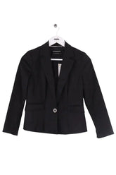 Blazer Club Monaco Noir en Coton, taille XS - Seconde Main