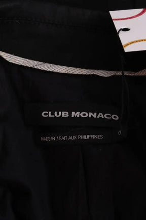 Blazer Club Monaco Noir en Coton