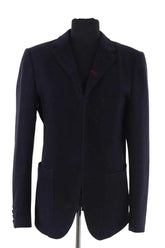 Blazer Comme Des Garçons Bleu en Laine, taille S - Seconde Main