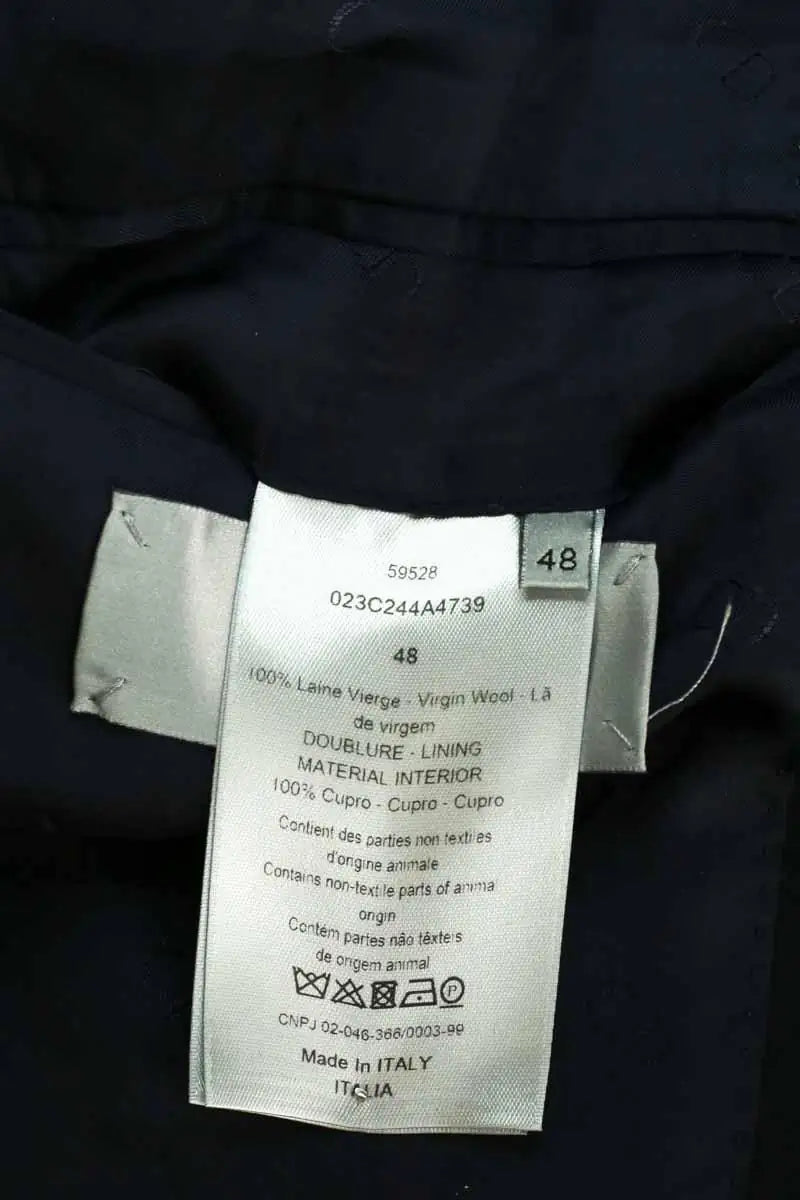 Blazer Dior Marine en Laine