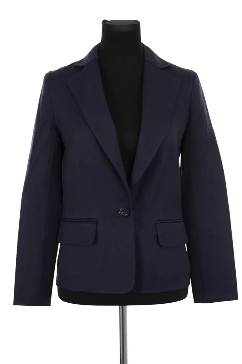 Blazer Dior Marine en Synthétique, taille S - Seconde Main