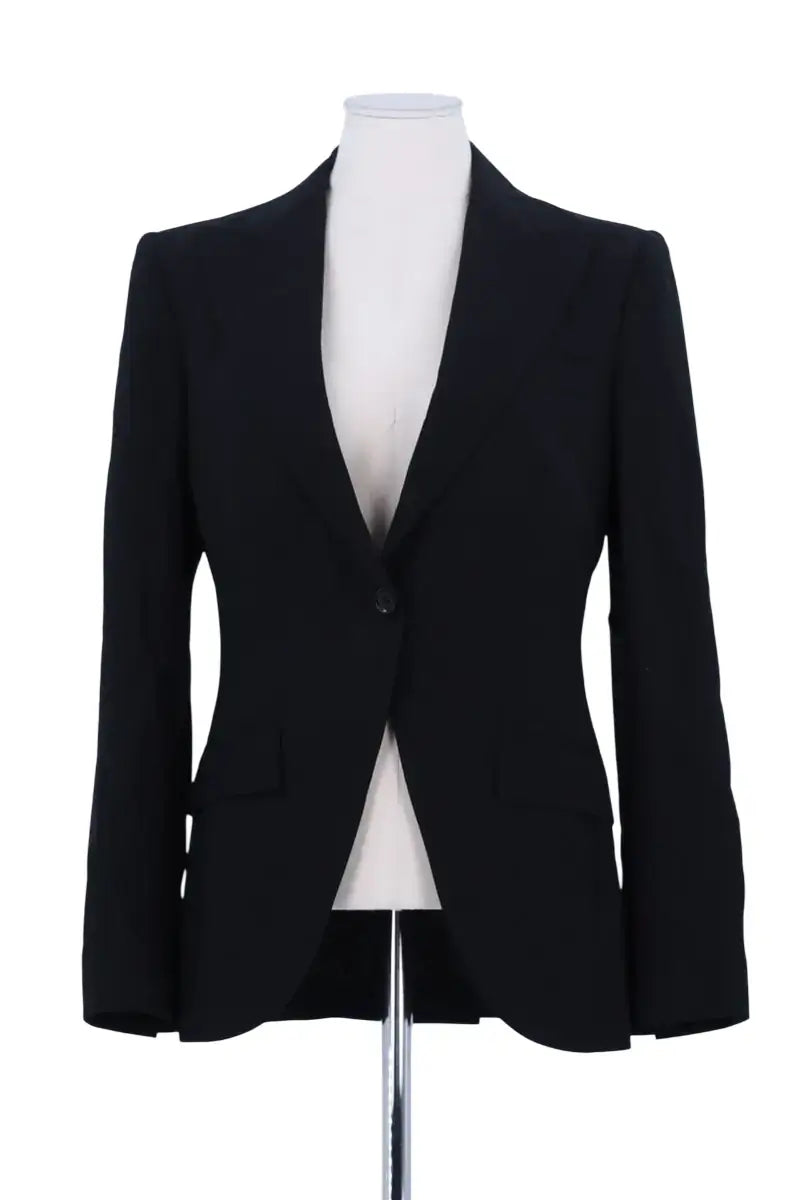 Blazer Dolce & Gabbana Noir en Laine, taille S - Seconde Main