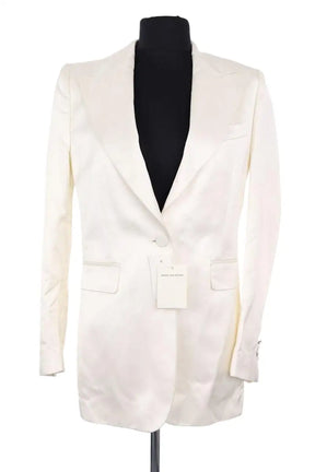 Blazer Dries Van Noten Beige en Viscose, taille XS - Seconde Main