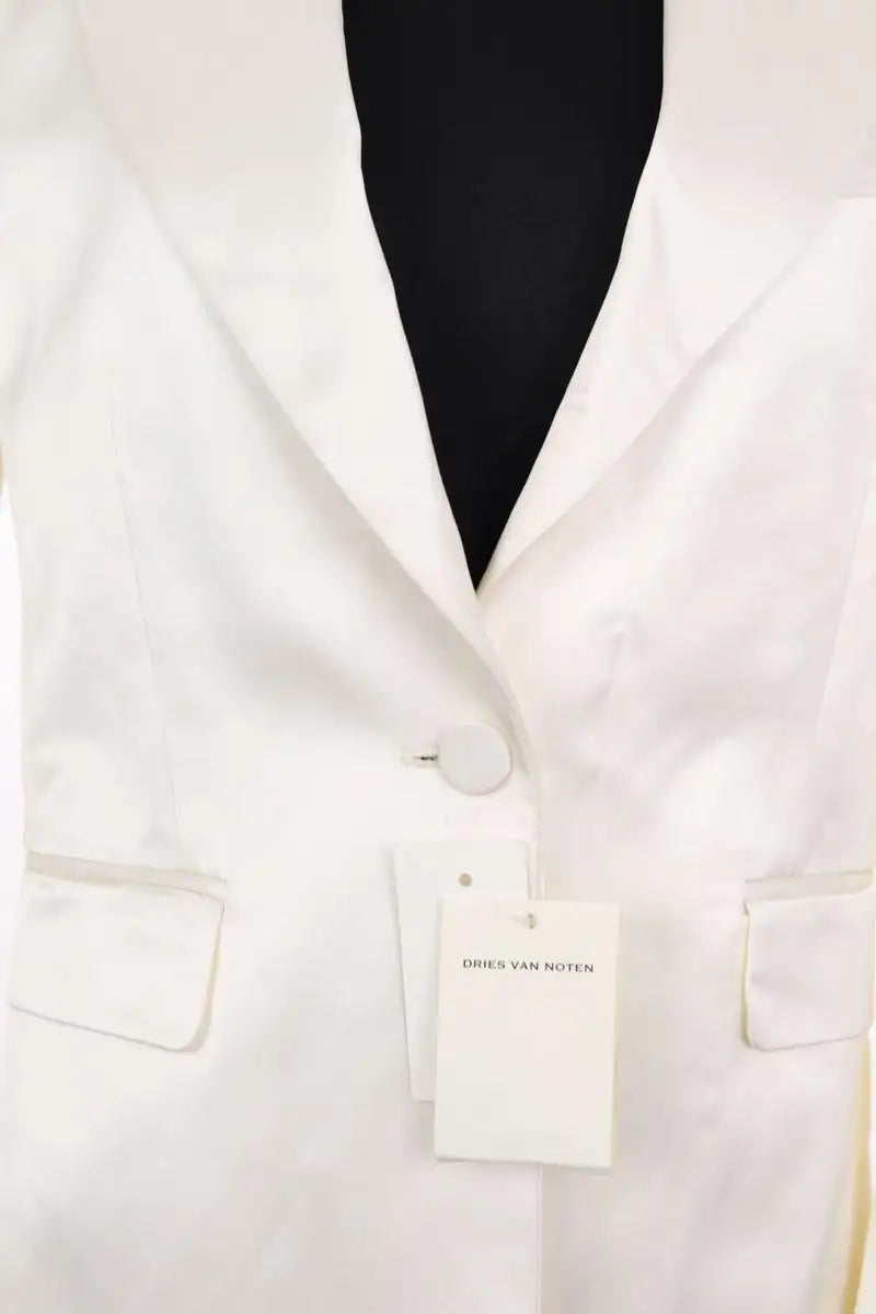 Blazer Dries Van Noten Beige en Viscose
