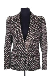 Blazer Dries Van Noten Noir en Coton, taille M - Seconde Main