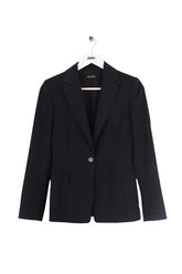 Blazer Elie Tahari Noir en Synthétique, taille M - Seconde Main
