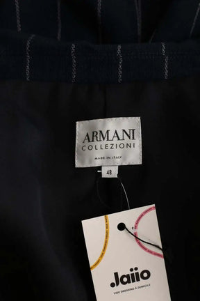 Blazer Emporio Armani Bleu en Viscose