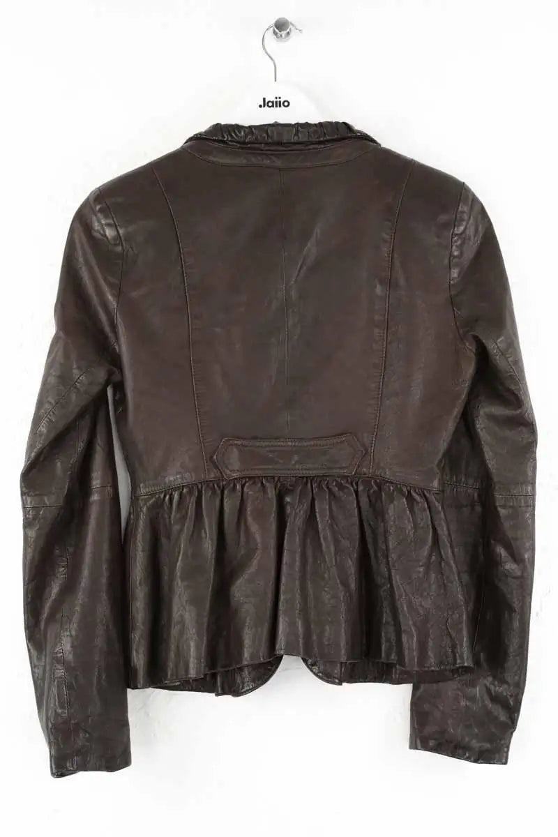 Blazer Emporio Armani Marron en Cuir
