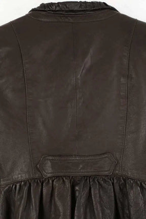 Blazer Emporio Armani Marron en Cuir