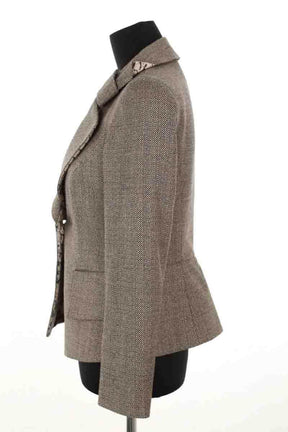 Blazer Emporio Armani Marron en Laine