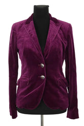 Blazer Etro Violet en Coton, taille XS - Seconde Main