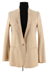 Blazer Forte_Forte Beige en Laine, taille XS - Seconde Main