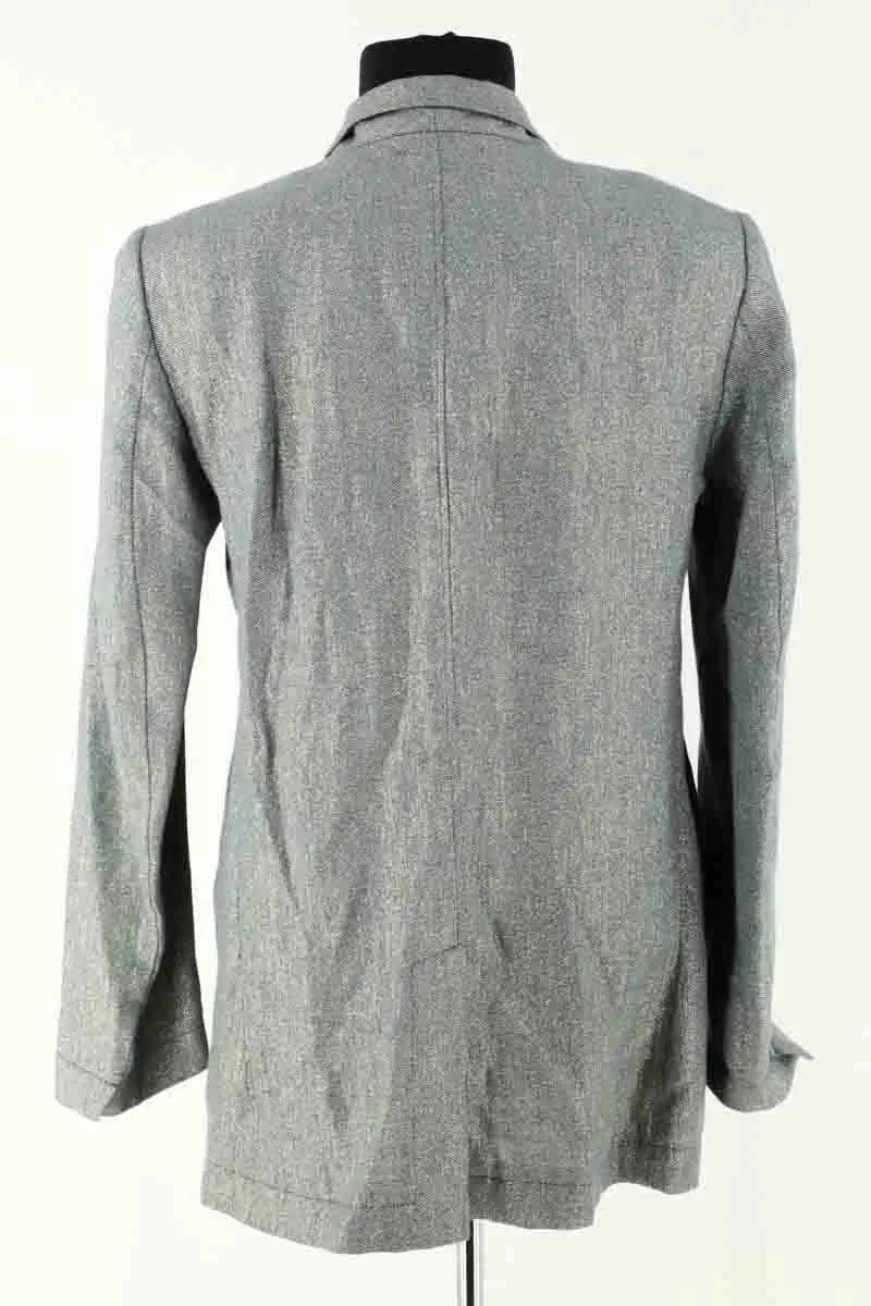 Blazer Forte_Forte Bleu en Lin