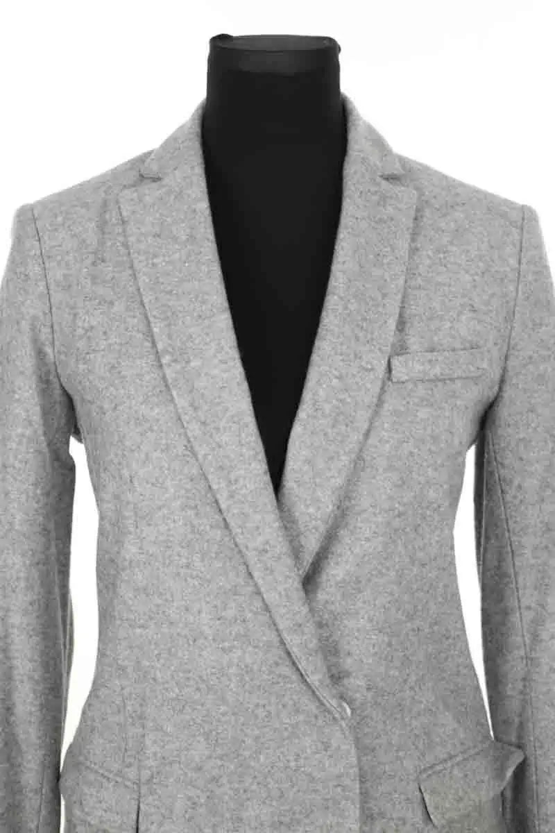 Blazer Forte_Forte Gris en Laine