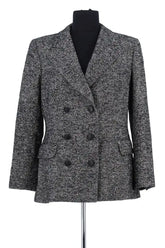 Blazer Georges Rech Anthracite en Laine, taille L - Seconde Main