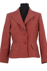 Blazer Georges Rech Rouge en Laine, taille L - Seconde Main