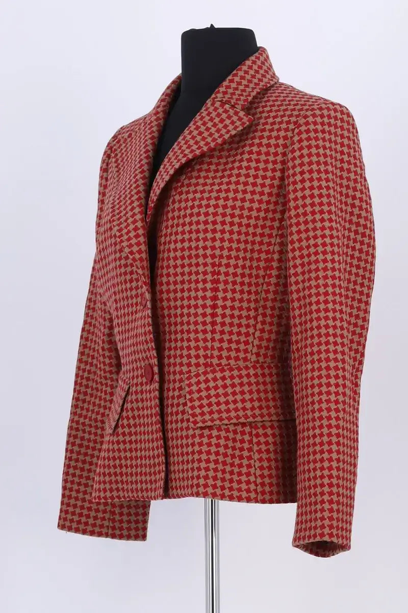 Blazer Georges Rech Rouge en Laine